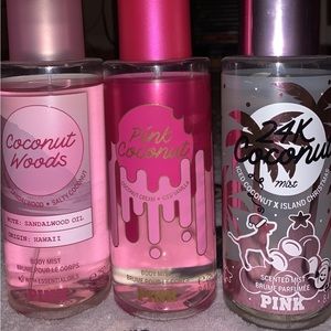 3 FULL VS PINK MISTS! :)